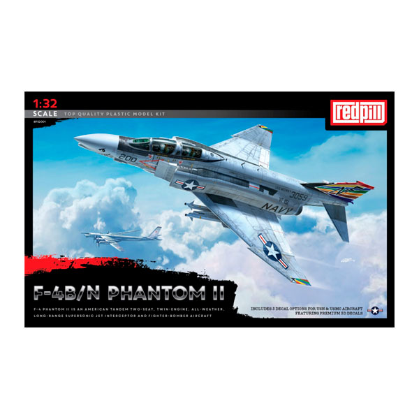 送料無料◆(代引不可)レッドピルモデルズ 1/32 F-4B/N ファントムII プラモデル RPL32001 【10月予約】