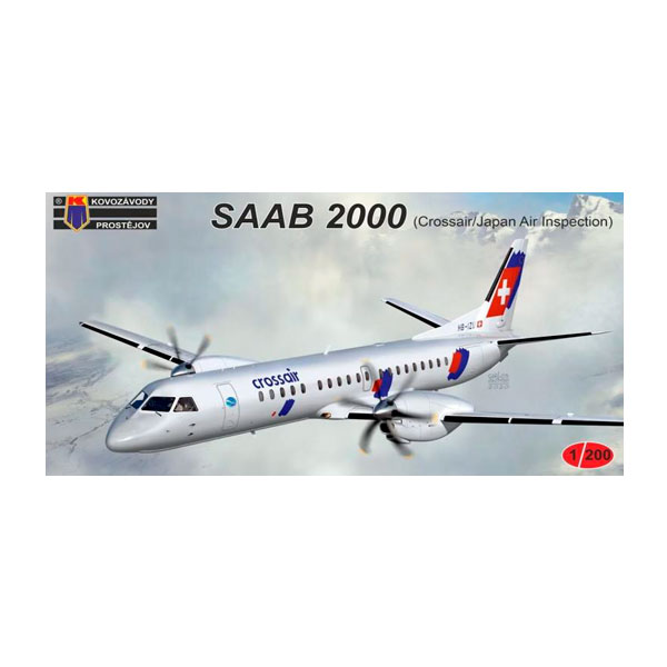 KPモデル 1/200 サーブ 2000 “スイス・日本国道交通省” 完全新金型 プラモデル KPM2006 【10月予約】