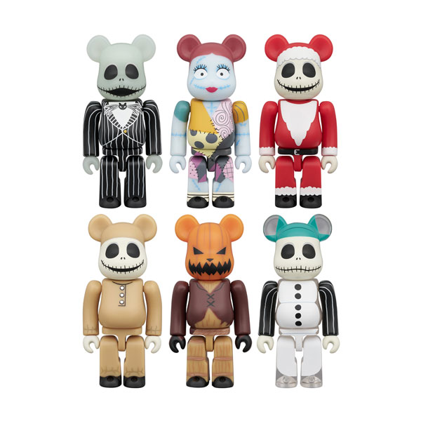送料無料◆BE＠RBRICK ベアブリック CHASE THE NIGHTMARE BEFORE CHRISTMAS ナイトメアー・ビフォア・クリスマス (1BOX) メディコム・トイ 【10月予約】