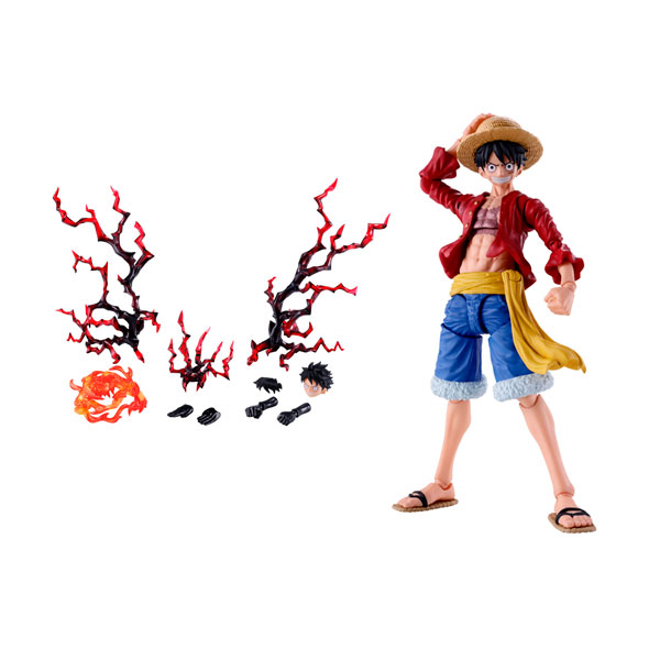 ◆S.H.Figuarts ワンピース モンキー・D・ルフィ -新世界- フィギュア＋オプションパーツセット セット販売 バンダイスピリッツ 【4月予約】