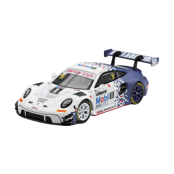 MINI GT 1/64 ポルシェ 911 GT3 R (992) ジャパンカップ 2026 レース2 優勝車 ＃9 BINGO RACING with LM Corsa(左ハンドル) ミニカー MGT01435-BL 【未定予約】