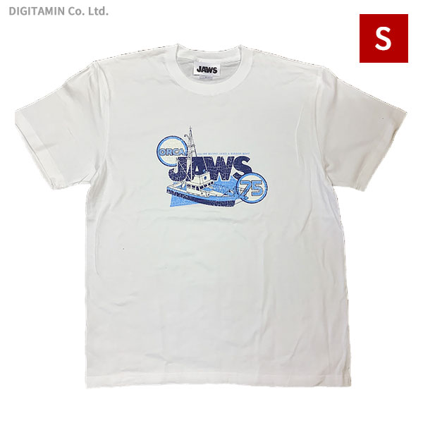 YUTAS ジョーズTシャツ BIGGER BOAT DISTRESS WH Sサイズ◆ネコポス送料無料（ZG74605）