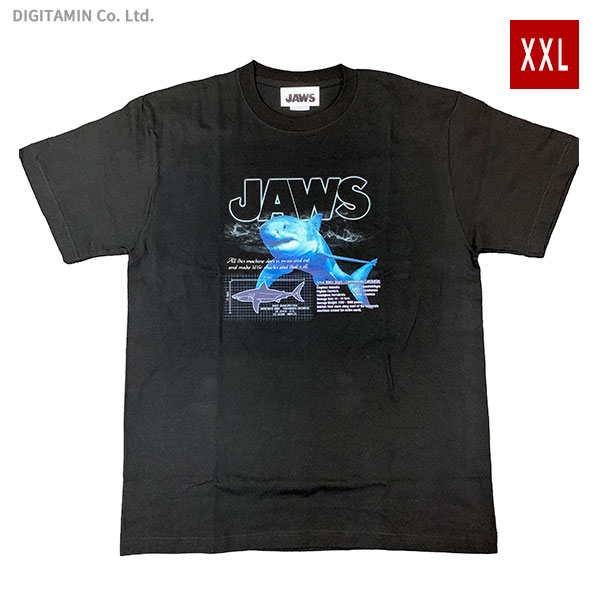YUTAS ジョーズTシャツ JAWS BluePrint BK XXLサイズ◆ネコポス送料無料（ZG74624）