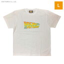 YUTAS バック トゥ ザ フューチャーTシャツ Back To The Future LOGO WH Lサイズ◆ネコポス送料無料（ZG74632）