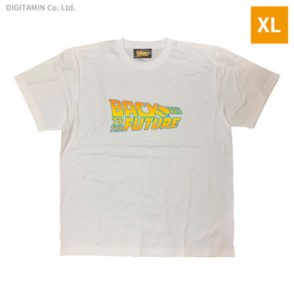 YUTAS バック トゥ ザ フューチャーTシャツ Back To The Future LOGO WH XLサイズ◆ネコポス送料無料（ZG74633）