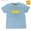 YUTAS バック トゥ ザ フューチャーTシャツ Back To The Future LOGO BL Mサイズ◆ネコポス送料無料（ZG74641）