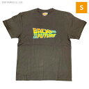 YUTAS バック トゥ ザ フューチャーTシャツ Back To The Future LOGO INK BLK Sサイズ◆ネコポス送料無料（ZG74645）