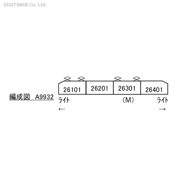 送料無料 A9932 マイクロエース 近鉄26000系 さくらライナー 第一編成 新塗装 4両セット Nゲージ 鉄道模型 ZN98630 