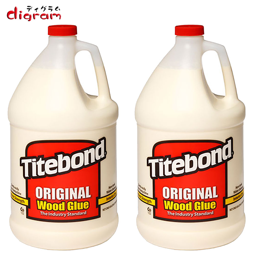 タイトボンドオリジナル 木工接着剤（1ガロン）2本【00589】