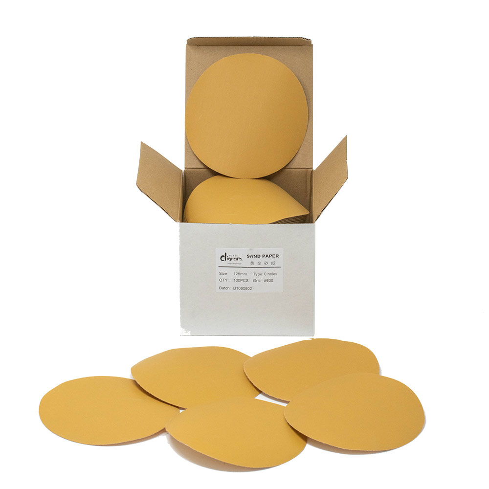 ＃600 ランダムアクションサンダー用 穴無し マジックペーパー125mm 100枚組【00627】