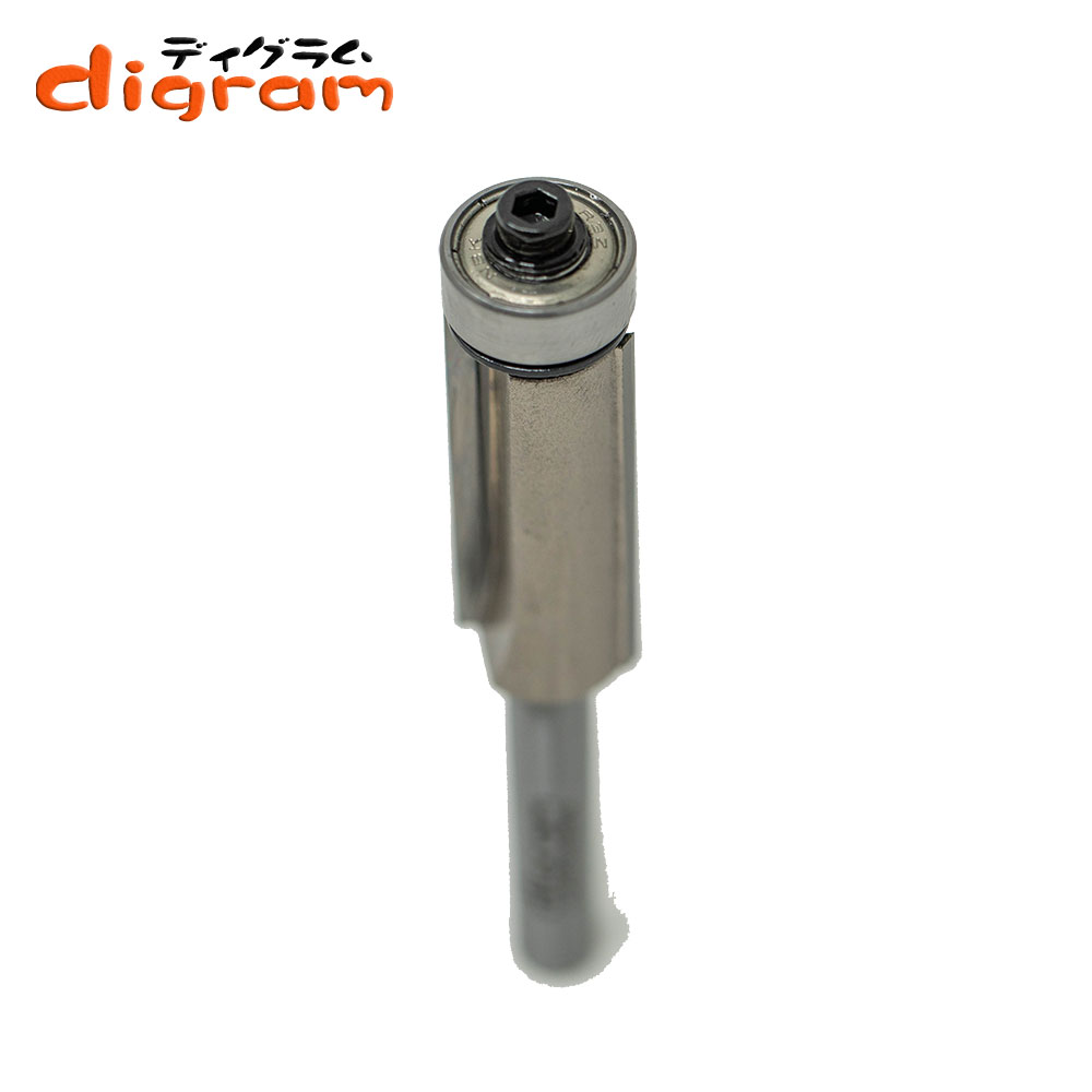 トリマービットフラッシュトリム6mm軸(刃径12.7mm)Microtungstencarbide【dm32502】