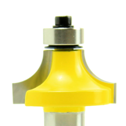 ルーター ビット 丸面 ベアリング12.7mm 1/2軸 （ 半径 9.5mm ） Microtungsten carbide 【dm09607】