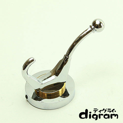 衣文掛け エスカルゴ ・ フック （ シルバー ）【GL0066】 1個