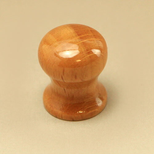木製 取っ手 つまみ ウッド キャップ ・ スモール ノブ ( ケヤキ )【GW0001】 1個