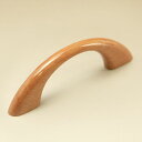 木製 取っ手 つまみ ウッド アーチ ・ ハンドル (小)( ケヤキ )【GW0006】 1個