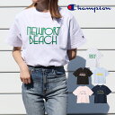 【10%OFF!】Champion チャンピオン ロゴTシャツ 半袖 アメリカン レトロ クラシック カジュアル ショートスリーブTシャツ 春夏 トップス クルーネック ワンポイント アメカジ ヴィンテージ デニム レディース ウィメンズ CW-B320