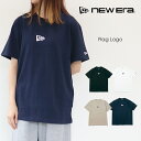 【新作】NEWERA ニューエラ 半袖 コットン Tシャツ フラッグロゴミニ レギュラーフィット トップス クルーネック メンズ レディース ウィメンズ ユニセックス スポーツ 運動 ジム お出かけ ダンス ロゴT カジュアルルームウェア キャップ プレゼント 贈り物 ギフト 春夏 秋冬