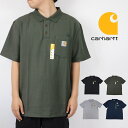 カーハート carhartt K570 LOOSE FIT MIDWEIGHT SHORET SLEEVE POCKET POLO メンズ トップス ポロシャツ USサイズ ポケット ロゴ 半袖