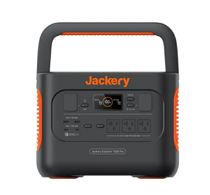 Jackery ジャクリ ポータブル電源 1000Pro JE-1000B 高速充電対応モデル 出力1000W 容量1002Wh