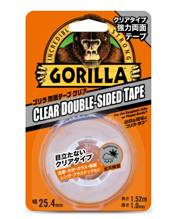 Rakuten - 強力両面テープ ゴリラ両面テープ クリア 品番1780 正規輸入品