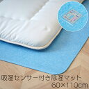 吸湿センサー付き 除湿マット ベビー 60×110cm 除湿シート 洗える 梅雨 清潔 消臭 汗臭 加齢臭 シリカゲル 押し入れ 新生活 母の日 父の日 敬老の日 誕生日