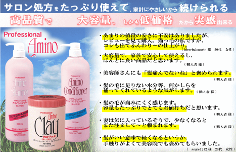 70%OFF★400万本超!プロFアミノクレイヘアパック(トリートメント)くせ毛(癖毛クセ毛)改善自宅で縮毛矯正口コミ人気おすすめくせ毛直しヘアケア(パサパサパサつき枝毛広がりきしみ寝癖パーマカラーで傷んだ髪)女性男性用(メンズこども)業務用)