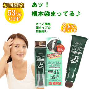 【事前告知！開始4時間10％OFFや最大半額SALE&最大P20倍も！4/24 20:00～】送料無料 お試し カバーグレイ ポイントカラー 30g 白髪隠し 1000円 ポッキリ 白髪染め 白髪かくし 白髪カバー 部分白髪染め 部分 部分染め 白髪 スティック トリートメント