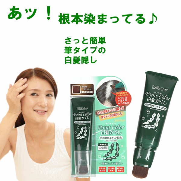 【事前告知！開始4時間5％OFFや最大半額SALE&最大P20倍も！10/4 20:00～】カバーグレイ ポイントカラー白髪かくしのサムネイル