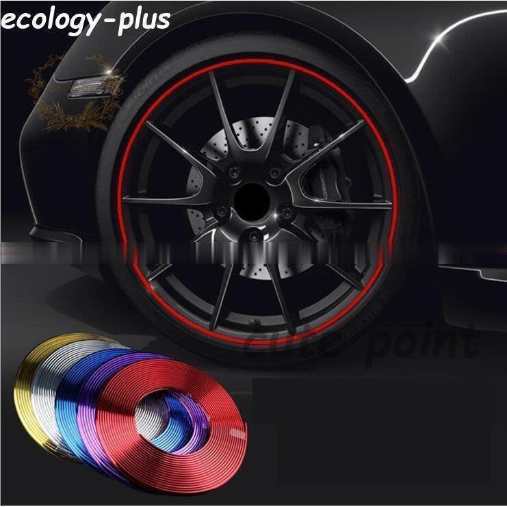 ホイールリムステッカー ホイールリムガード リムテープ タイヤ 車 自転車 バイク カー用品 カバー キャップ 色
