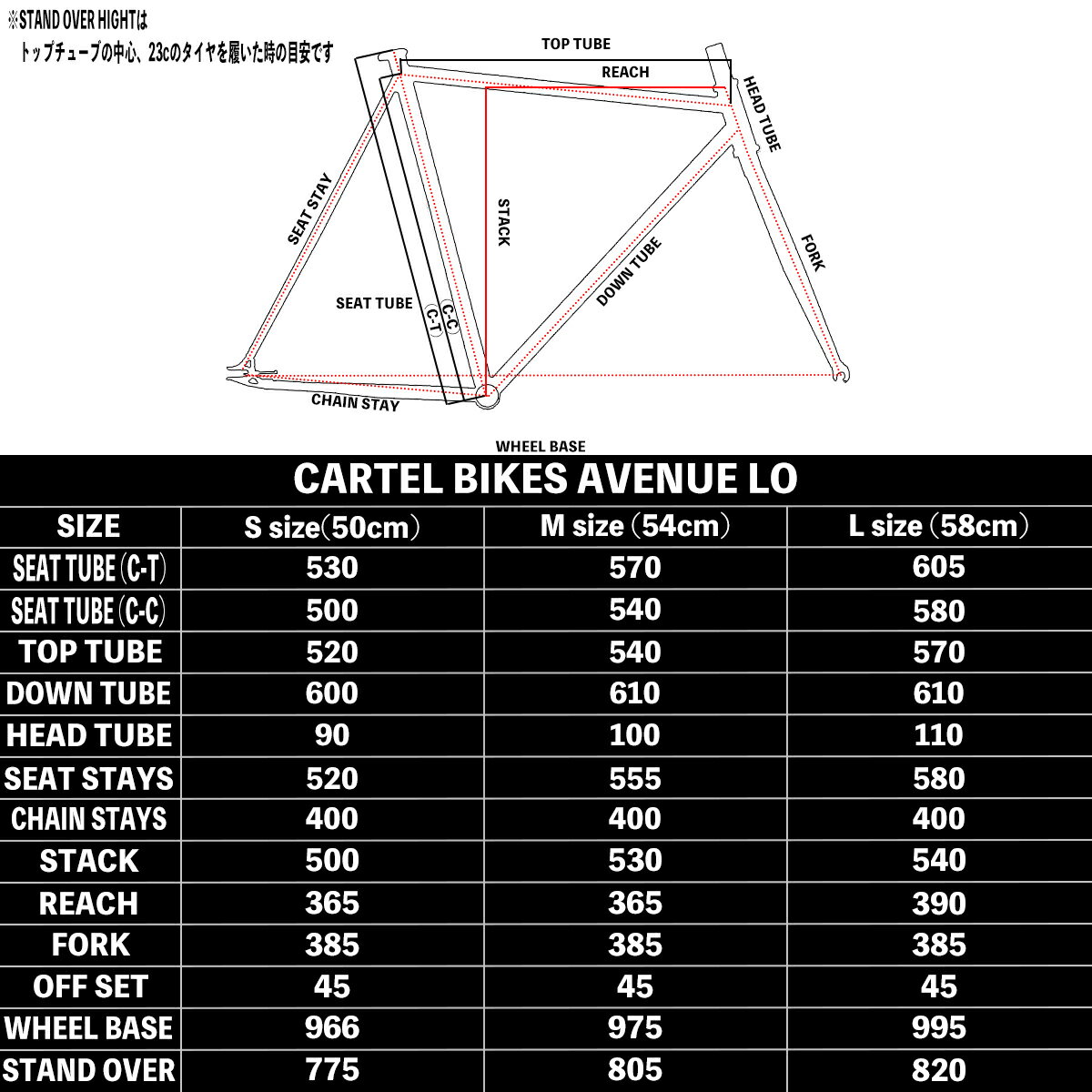CARTELBIKES（カーテルバイク）『AVENUELOMATTEBLACKPISTBIKE』