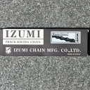 ピストバイク チェーン IZUMI × MASH Jet Black Chain (Black x Silver) イズミ マッシュ ブラック シルバー