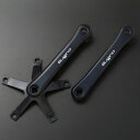 ピストバイク クランクセット SUGINO 75 MESSENGER CRANK165mm-175mm BLACK ブラック PISTBIKE