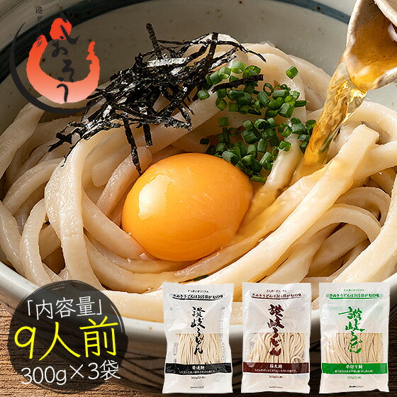 うどん 讃岐うどん 900g（9人前）300g×3袋 メーカ