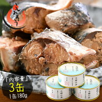 鯖缶 水煮 鯖缶詰 180g×3缶 缶詰セット 保存食 缶詰 魚 島根県浜田産鯖 日本海自然海塩 