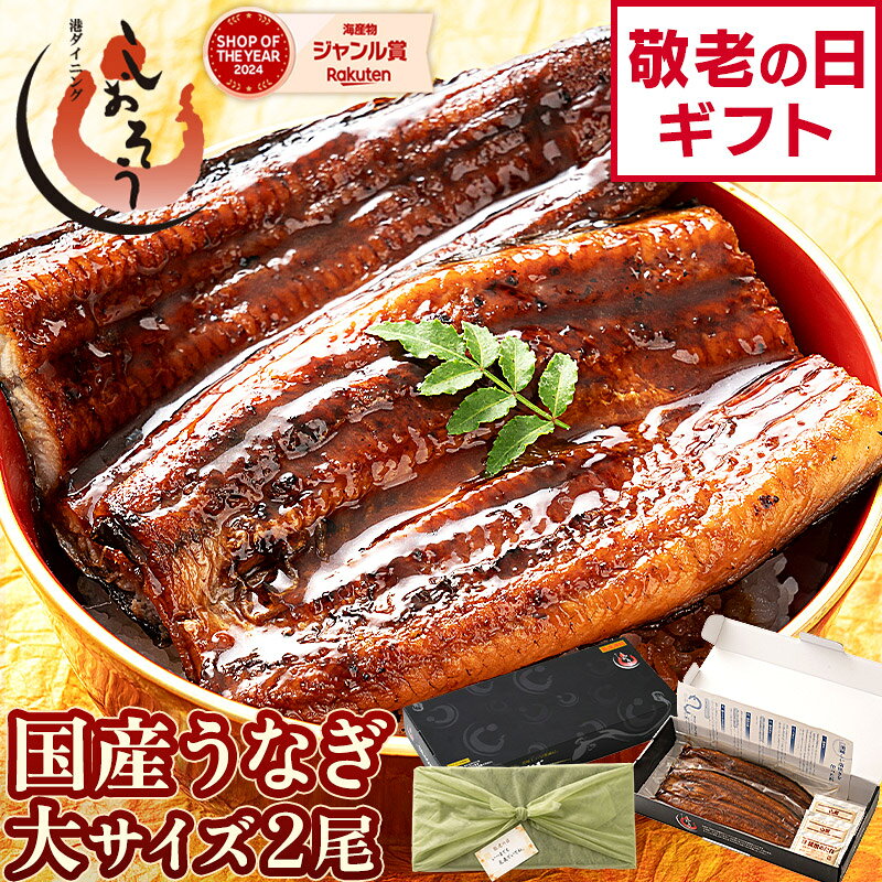 うなぎ 国産 鰻 ウナギ 蒲焼き 蒲焼 鰻の蒲焼 大サイズ 165g前後×2尾 肝吸い 国産鰻 うな...