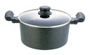 IH テフロンマーブルコート 両手鍋 20cm (ALY6801)
