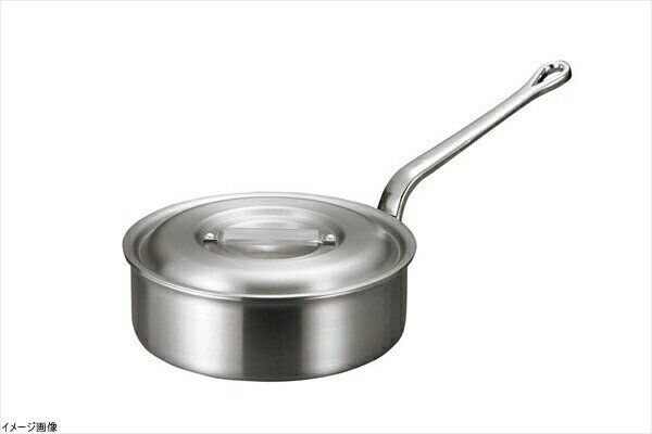 Sauce Pans - アルミ バリックス 浅型 片手鍋(磨き仕上げ)24cm