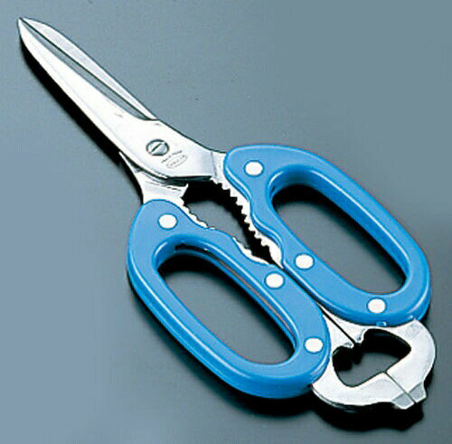 料理バサミ コックさん 青 （BLY1602）(3.0)