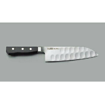 高村　粉末ハイスゴールド　三徳包丁170mm　磨き　口金付