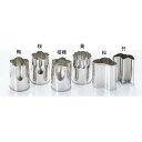野菜抜型 18-8(ステンレス) No.133 小 6PC s セット