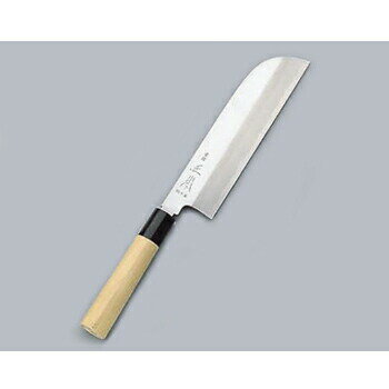 薄刃庖丁 鎌形 本霞・玉白鋼 正本 19.5cm