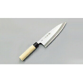 出刃庖丁 12cm 特撰 兼松作●刃渡寸法:12cm●庖丁は片刃、右仕様となります。●兼松作特撰●安来鋼改良霞研●一丁ごとに確かな品質。切れ味、使い易さがプロを満足させるスタンダードライン。
