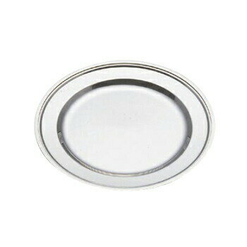 丸皿 18インチ 平渕 18－8 IKD●18インチ●外寸:455