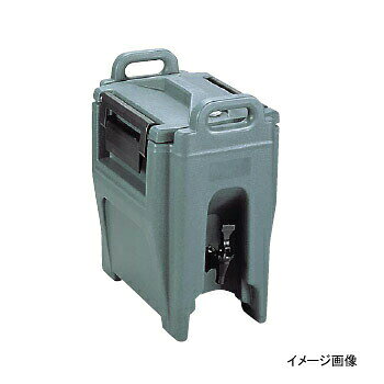 ウルトラカムテイナー UC250（131）D／B キャンブロ●カラー:ダークブラウン●容量:9.5L(リットル)●外寸:300×425×H502●容量:210ccカップ:45杯分●ポリエチレン製の二重壁の中に発泡ポリウレタンがつまっており抜群の断熱効果を誇っています。両側面にある幅広のラッチがしっかり密閉し、優れた保温力を発揮します。また片手で開閉出来ますので蓋の取りはずしが簡単です。ドリンクディスペンサーともスタッキングでき、コンジメントホルダー、ライザーのセットも可能です。
