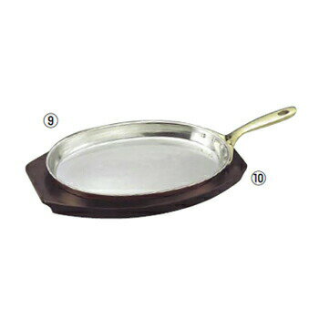 Frying Pans （Copper） - フライパン 小判型 ガゼル 銅製 30cm