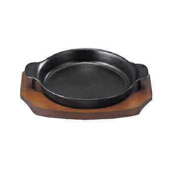 ステーキ皿 深丸型 B 鉄製 SN 17cm