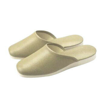 スリッパ No.014L （白薄底） 前とじタイプ ベージュ （06）