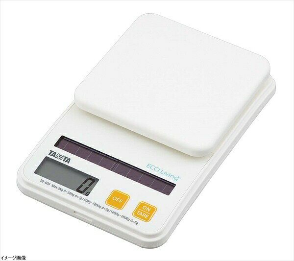 タニタ デジタルソーラークッキングスケール 2kg オレンジ SD-004-OR