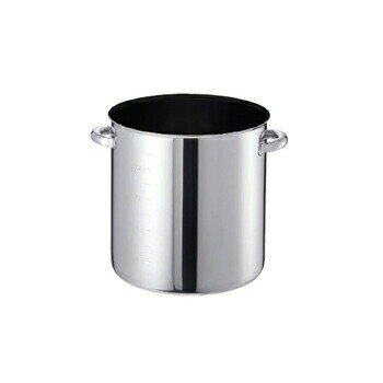 寸胴鍋 蓋無 モリブデンジ2プラス （目盛付） ノンスティック 45cm