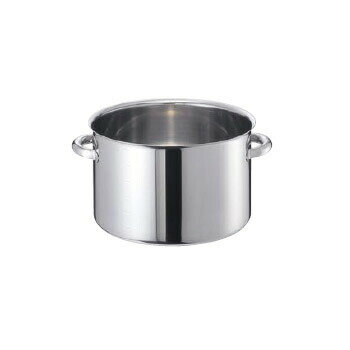 半寸胴鍋 蓋無 モリブデンジ2 （目盛付） 24cm